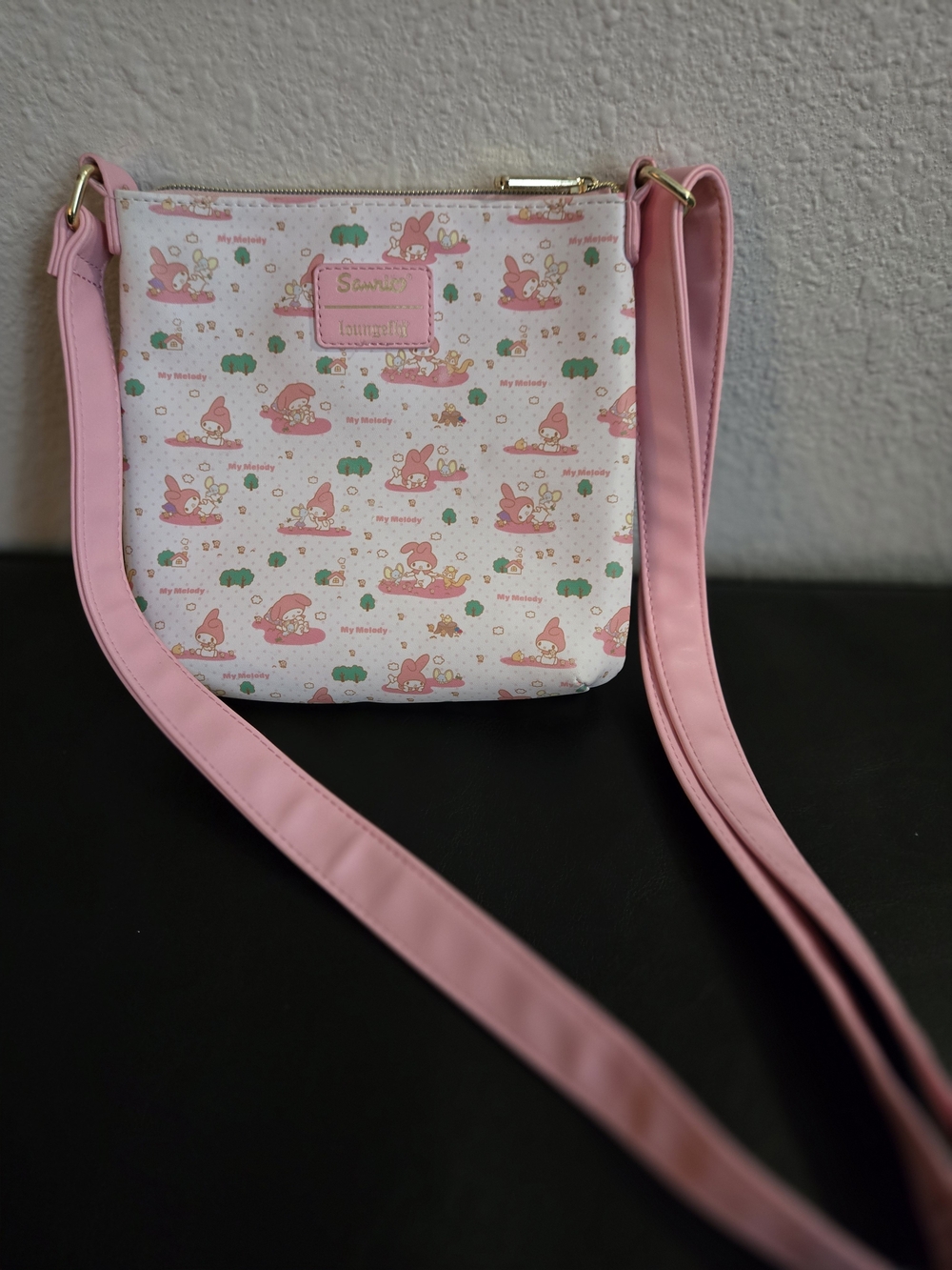 Loungefly Sanrio My Melody Pink & White Crossbody Bag